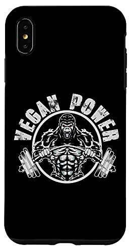 iPhone XS Max Vegan Power - Vegan Muscle Gorilla Bodybuilder Workout Case