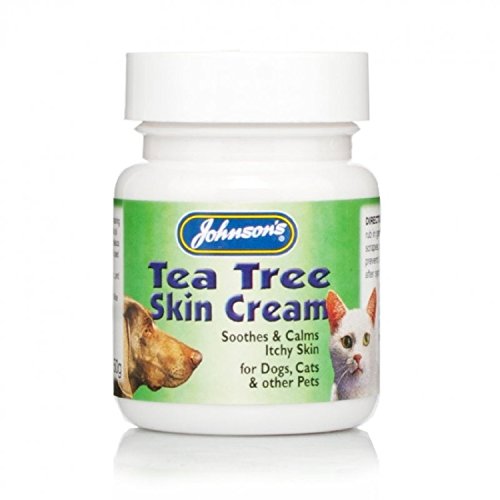 Johnsons Dog & Cat Tea Tree Antiseptic Skin Cream 50g