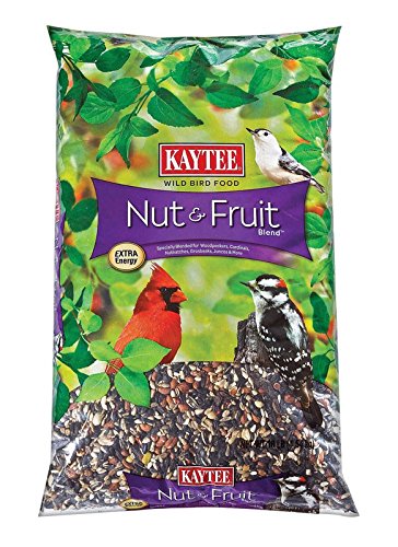 Kaytee Nut & Fruit Wild Bird Food Cherries,Peanuts,Raisins,Safflower,Striped,Striped Sunflower,Sunfl