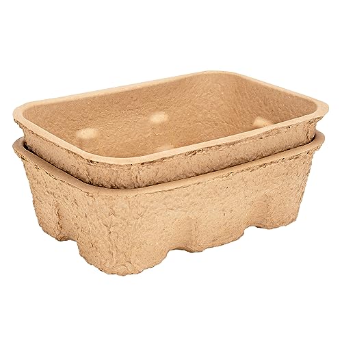 Kitty Sift 2-Pack Disposable Heavy Duty 6mm Thick Cat Litter Box - Sustainable, Clean, & Water Resistant - Jumbo, 2-Pack