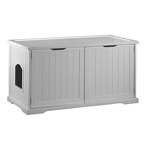 Merry Products Cat Washroom Bench, White