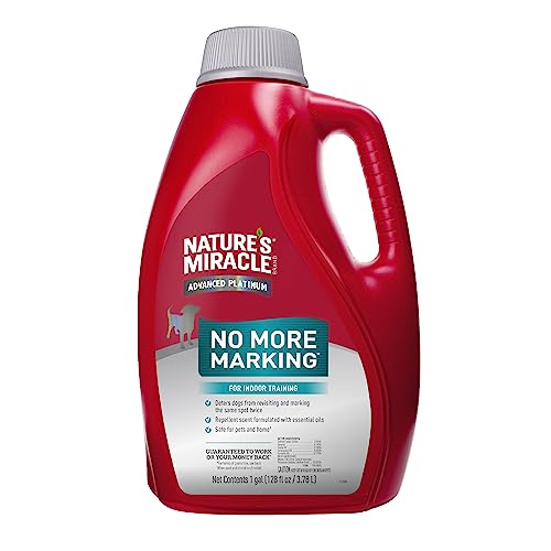 Nature's Miracle Advanced Platinum No More Marking, 128 Ounces, Helps Discourage Repetitive Pet Marking