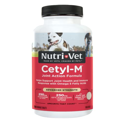 Nutri-Vet Cetyl-M Advanced Joint Action Formula Chewable Tablets 360 ct