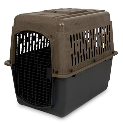 Petmate Ruffmaxx Camouflage Dog Kennel Pet Carrier & Crate 36" (50-70 Lb), Outdoor And Indoor For Large, Medium, And Small Dogs - Made From Recycled Material W/ 360-Degree Ventilation, Made in USA