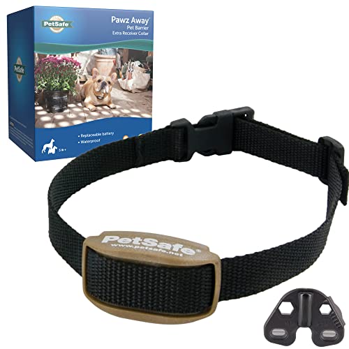 PetSafe Pawz Away Extra Receiver Collar for Cats and Dogs over 5 lb. - Static Correction - Pet Proofing Collar for Use with Pawz Away Pet Barriers - Add Pets to Your Pawz Away System