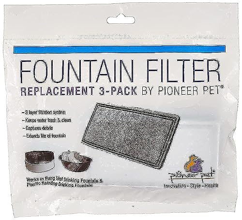 Pioneer Pet Replacement Filters for Plastic Fountains