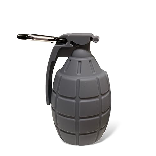 Poop Bag Holder DOGGY: Leak-proof, unscented, easy to open,durable and eco-friendly. Our Waste Bags Dispenser have an incredible and fun design Pineapple Grenade. What you See is what you Get.