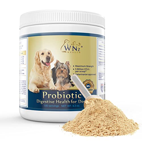 Probiotics for Dogs Digestive Health (Chicken & Bacon) - Dog Probiotic Powder Relieve Diarrhea, Constipation, & More - Veterinary Formula Dog Calming Treats – Maximum-Strength Dog Digestive Support