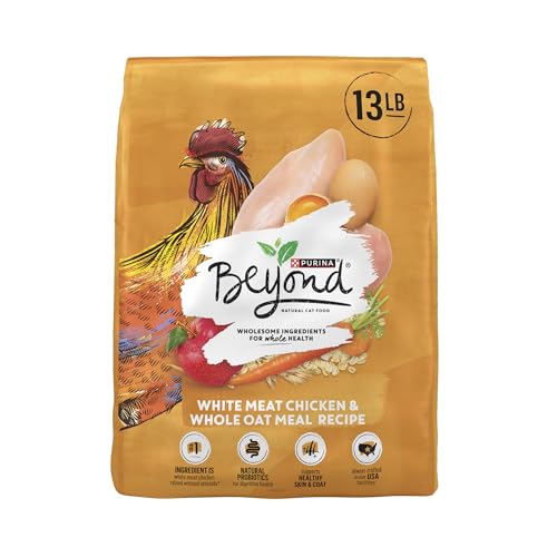 PURINA Beyond Natural Limited Ingredient Dry Cat Food, Simply White Meat Chicken & Whole Oat Meal Recipe - 13 lb. Bag