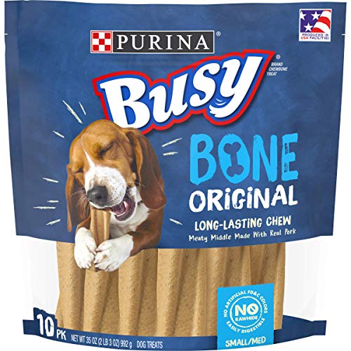 PURINA Busy Made in USA Facilities Small/Medium Dog Bones, Original - 10 ct. Pouch