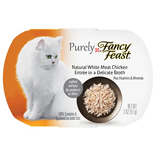 Purina Fancy Feast Purely Natural White Meat Chicken Entree Adult Wet Cat Food - (10) 2 oz. Trays