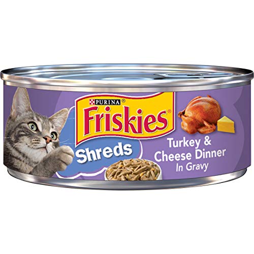 Purina Friskies Gravy Wet Cat Food, Shreds - (24) 5.5 oz. Cans