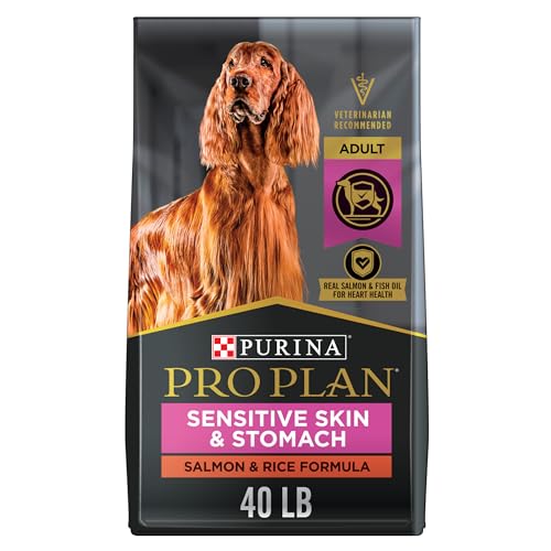 Purina Pro Plan Sensitive Skin and Stomach Dog Food Salmon and Rice Formula - 40 lb. Bag