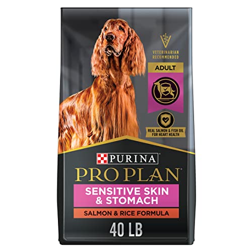 Purina Pro Plan Sensitive Skin and Stomach Dog Food Salmon and Rice Formula - 40 lb. Bag