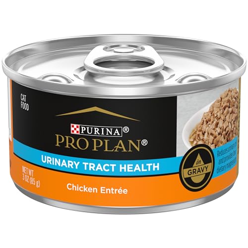 Purina Pro Plan Urinary Tract Cat Food Gravy, Urinary Tract Health Chicken Entree - 3 oz. Pull-Top Can