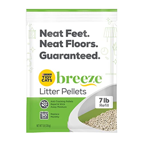 Purina Tidy Cats Litter Pellets, Breeze Refill Litter Pellets in Recyclable Box - (4) 7 lb. Bags