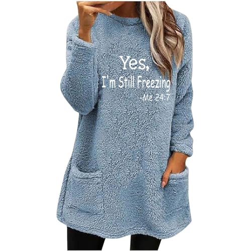 Rajonn My Orders Yes Im Still Freezing Me 24/7 Sweatshirt Womens Fleece Lined Pullover Long Sleeve Winter Warm Crewneck Sweatshirts Black of Friday Deals 2023, Cyber of Monday Deals 2023
