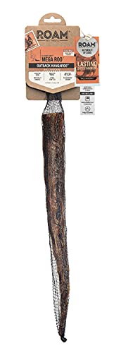 Roam Pet Treats Mega Roo – Outback Kangaroo Full Tail Dog Chew, Single Ingredient, All Natural, Grain-Free, & Gluten-Free