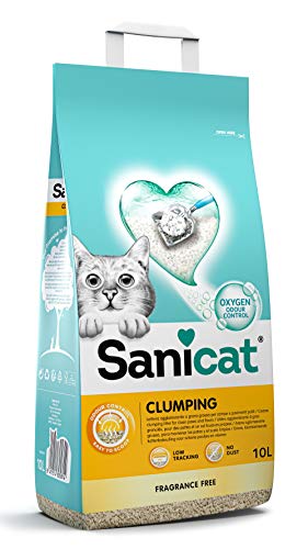 Sanicat Clumping unscented 10L, (PSANCLUN010L)