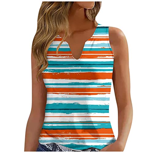 Summer Tank Tops Generic Women's Tank Tops Loose Fit Cleaner Vacuum Shelf Bra Tank Top Womens Plus Size Tank Tops Kayak Life Vests for Adults Kayaking（1-Ginger,3X-Large）