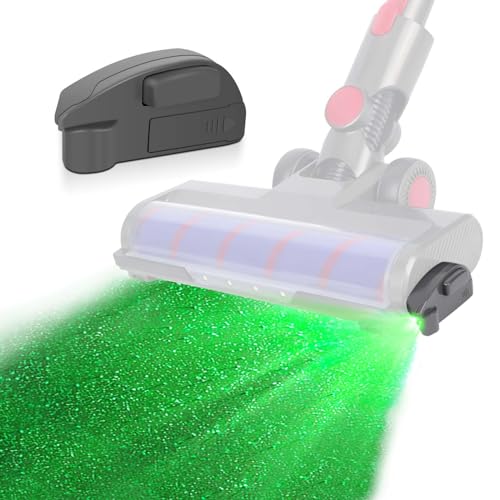 tewisefaok Vacuum Cleaner Dust Display LED Lamp Suitable for Dyson Shark Bissell, Reveal Microscopic Dust & Illuminate Invisible Pet Hair Cat Dog Fur, Universal Upgrade Vacuum Cleaner Accessories