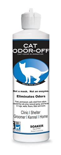 Thornell Cat Odor-Off Pet Odor Eliminator Spray – Original Scent 16oz Ready to Use Cat Urine Odor Eliminator Spray for Pet Urine Odor, Tomcat Spray & Feces on Carpet, Litter Boxes & More