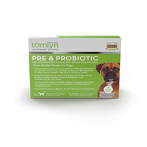 TOMLYN Pre and Probiotic Dog Supplement 30 Pack