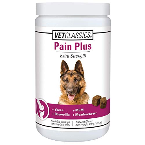 Vet Classics Pain Plus Extra Strength Health Supplement for Dogs - 120 Soft Chews