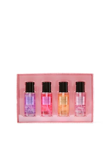 Victoria's Secret Fragrance Mist Collection 4 Piece Mini Mist Gift Set: Love Spell, Pure Seduction, Bare Vanilla, & Velvet Petals