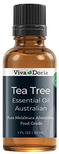 Viva Doria 100% Pure Australian Tea Tree Essential Oil, Undiluted, Food Grade, 30 mL (1 Fluid Ounce)