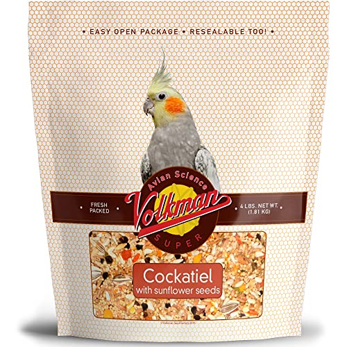 Volkman Seed Avian Science Super Cockatiel with Sunflower 4lb