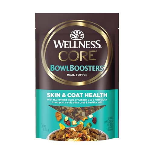 Wellness CORE Bowl Boosters Skin & Coat Dog Food Topper, 4 Ounce Bag