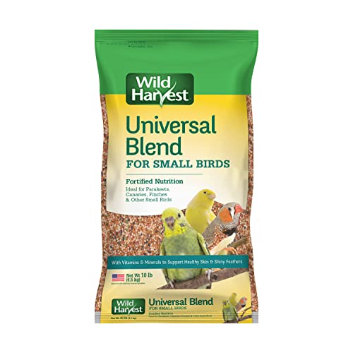 Wild Harvest Universal Blend for Small Birds, 10 lb Bag, Fortified Nutrition (P-99284)