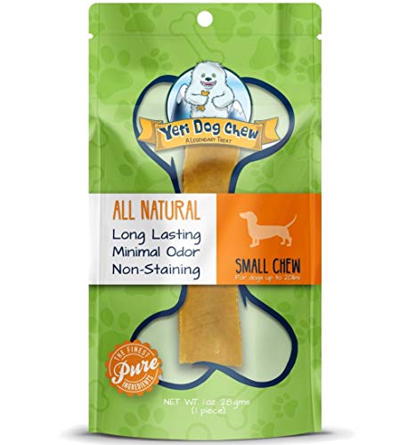 Yeti Natural Yak Cheese Long Lasting Dog Chew for Aggressive Chewers, Small Dog, 1 Piece, 1.3 Oz