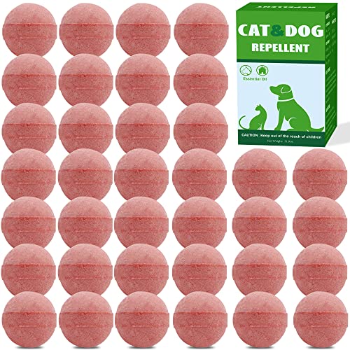 36 Pack Natural Cat Repellent Indoor Outdoor Dog Repellent Peppermint Oil to Repel Stray Dog Feral Cats Animal, Dog Digging Scratch Repeller for Yard Lawn Kitchen - Pet Safe