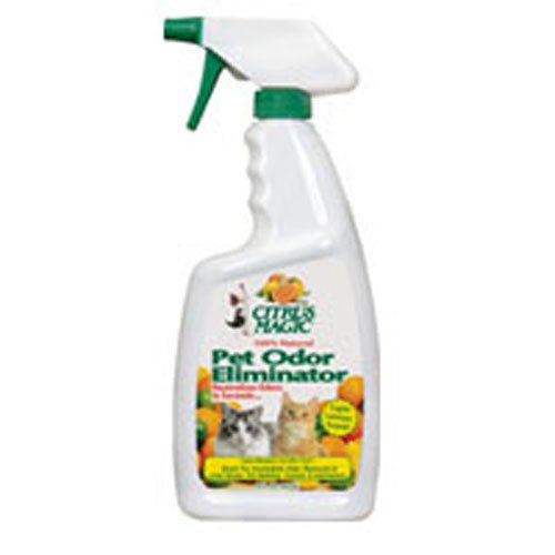 613571799 22 Oz Citrus Magic Pet Odor Eliminator Spray Bottle - White/Red