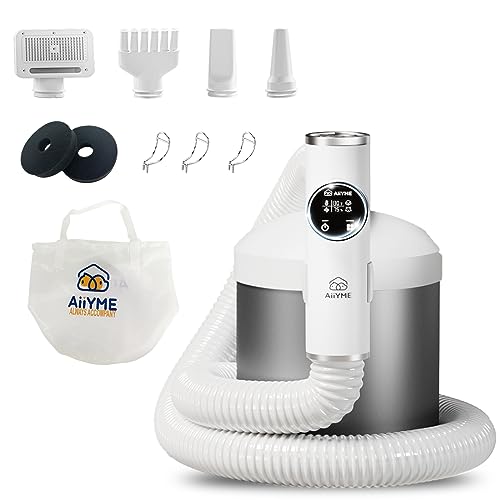 AIIYME G1 Dog Dryer, Low Noise with LED Display Adjustable Temperature and Speed Control Dog Hair Dryer, Pet Blow Dryer for pet Groomer and Home Use