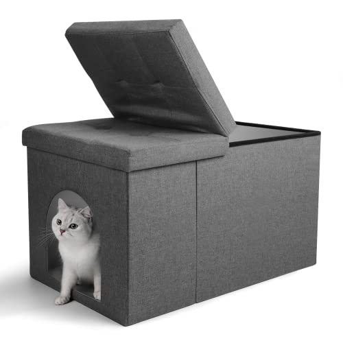 Cat Litter Box Furniture With Storage