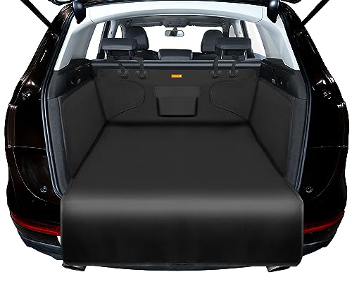 Alfheim Cargo Liner for Dogs, Nonslip Waterproof Pet Boot Liner with Bumper Flap Protector, Durable Washable Cargo Cover Mat Travel, Universal for Medium Small Car Truck SUV