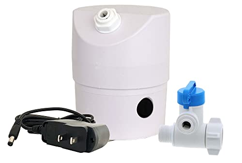 AquaPurr 4 (CT - Corded w/Plumbing Tee Valve) Cat Water Fountain - Connects to Toilet or Sink Shut Off valves