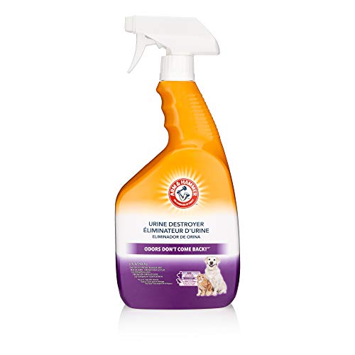 Arm & Hammer Pet Fresh Urine Destroyer, Pet Urine Remover for Carpet and Upholstery, Removes Odors and Stains, neutralizes pet odors, 32oz Bottle