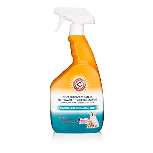 Arm & Hammer Stain Cleaner, PET Fresh Soft Surface for Carpet and Upholstery, Eliminates Stains and Odors, 32oz Bottle