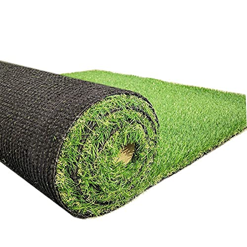 Artificial Grass 0.8" Customized Size Astroturf for Dogs Fake Grass Outdoor Rug 4-Tone Color,Natural Looking Synthetic Lawn,Garden, Yard,Pool,Floor Realistic Turf