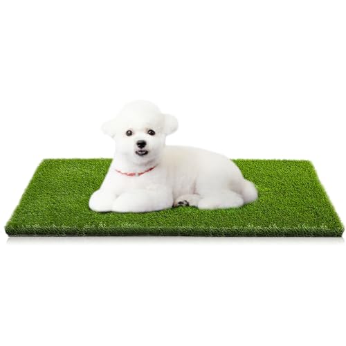 Artificial Grass, Professional Dog Grass Mat, Grass Pee Pad for Pet, Dog Potty Training Rug with Drainage Holes - Easy to Clean, Fake Turf for Indoor & Outdoor Patio Decor(39.4'' x19.7'')