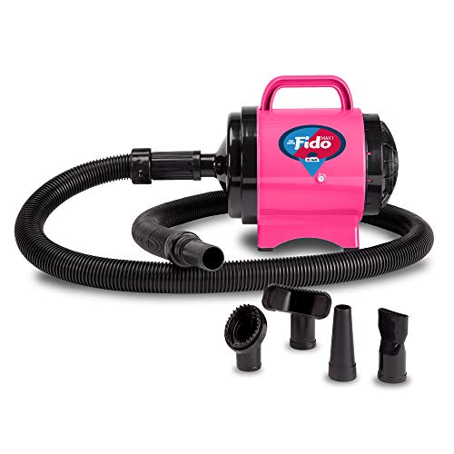 B-Air Fido Max 1 Dog Dryer - Premier Grooming Collection, Hot Pink