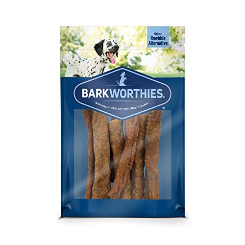 Barkworthies 6 Inch Quick and Crunchy Snapsticks | 10 Pack | Light and Crunchy Beef Treat - Perfect for Treating and Rewarding - All-Natural Premium Dog Treats