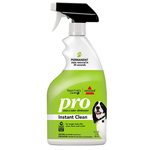 BISSELL Pawsitively Clean Pro Pet Stain & Odor Eliminator Instant Clean, 32oz, 2186