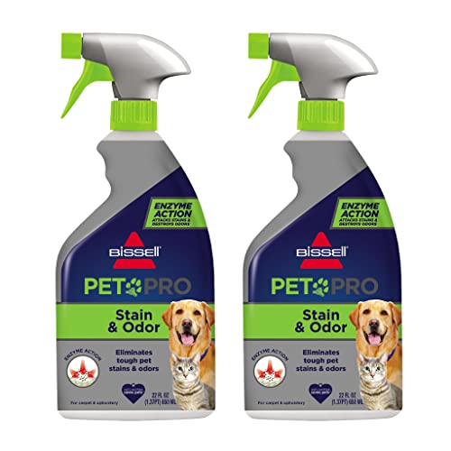 BISSELL Pet Pro Stain and Odor Eliminator with Enzyme Action, 2 pack, 77X7F