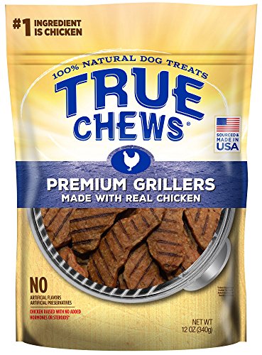 Blue Buffalo True Chews Grillers Natural Dog Treats, Chicken 12 oz bag