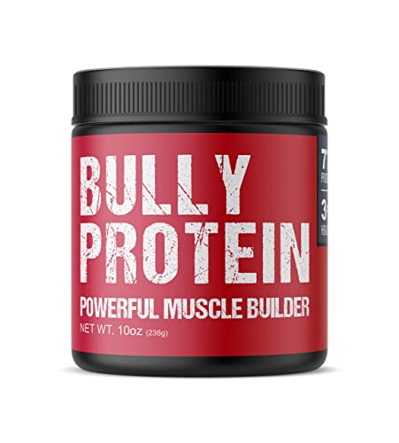 Bully Muscle Builder | 283mg Dog Protein Powder | 30 Day Supply of Weight Gainer for Your Bully, Pitbull, Frenchies, or More, 60 Servings Dog Protein